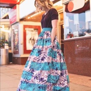 Anthropologie Novella Ball Maxi Skirt // worn once